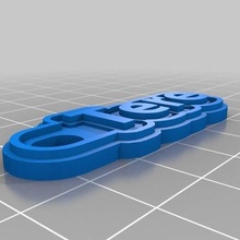 tere jewelry customized keychains 3d print model - Mito3D