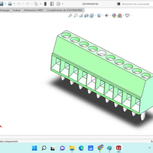 terminale bloccare 3d print model - Mito3D