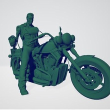 terminator divers de vélo darkradamanthys 3d print model - Mito3D