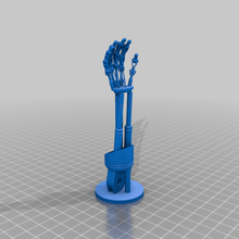 terminator braço recipiente a arte recordações t800 verifica réplicas 3d print model - Mito3D