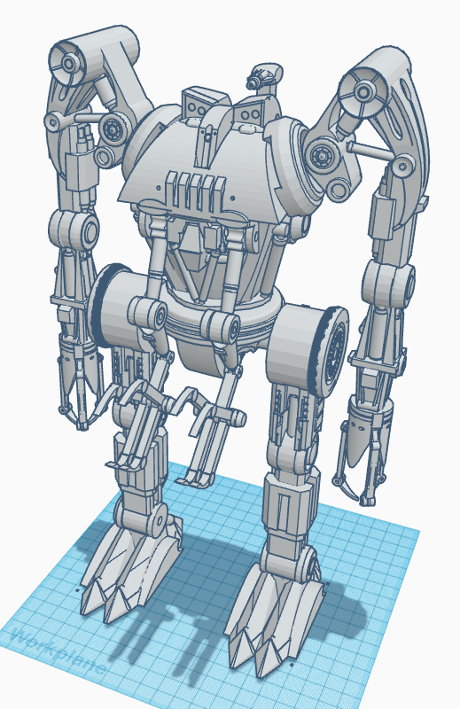 Terminator Mähdrescher Genisys 28mm Titan Roboter dunkel Schicksal Tischplatte 3D print model - Mito3D