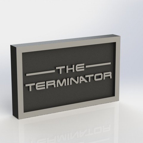 terminator placa vários o filme taiced 3D print model - Mito3D