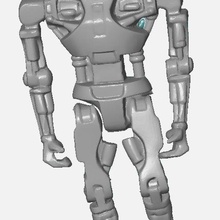terminator t800 endo skeleton mini kenner art endoskeleton 1990s 90s toy 3d print model - Mito3D