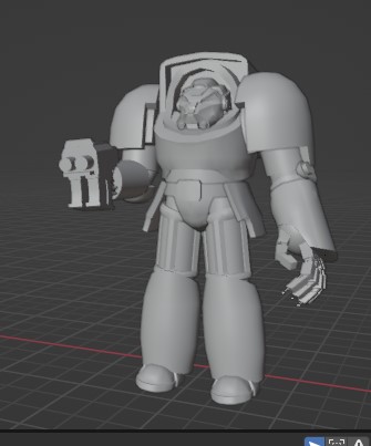 terminator unmark wargaming indomitus h 3D print model - Mito3D