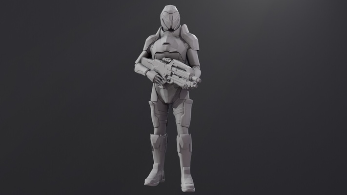 terminus rüstung masse spiel shepard 3d print model - Mito3D