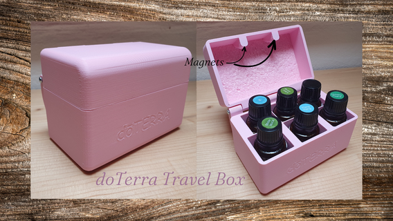 terra essential oils travel box doterra organising 3d print model - Mito3D