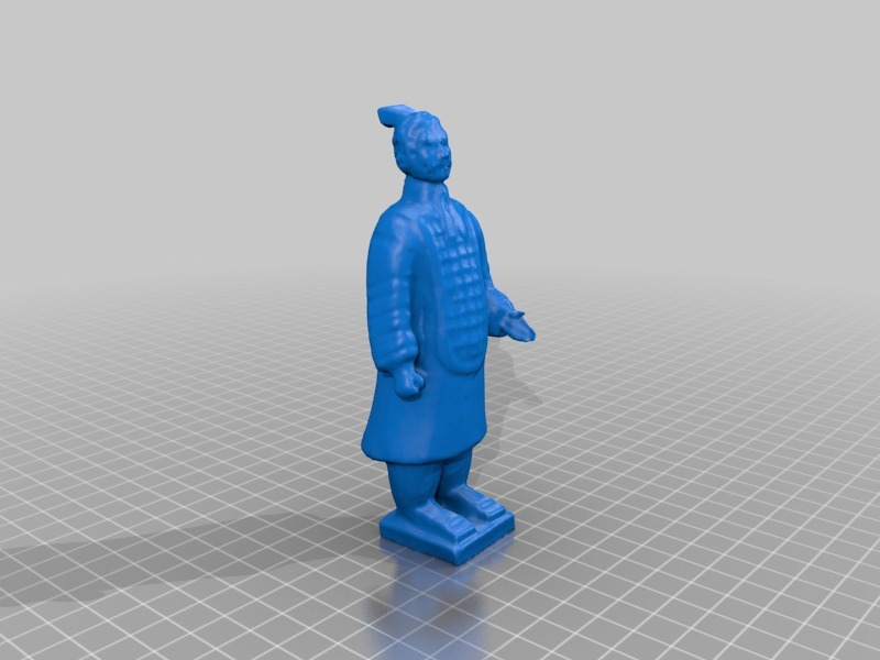 pişmiş toprak savaşçı heykeller büstler Sanat 3D print model - Mito3D