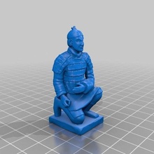 terracotta guerriero arte repparts3d scultura sculture 3d print model - Mito3D
