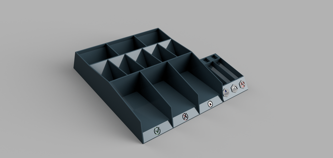 terraforming mars board game march storage card tile 3d print model - Mito3D