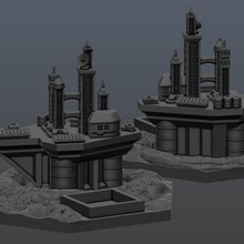 terraformare marte colonie lunari di data mining gioco lunare 3d print model - Mito3D