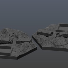 terraforming mars forest pathinders crash landing game 3d print model - Mito3D