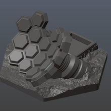 terraforming mars forest pathinders dyson screens game 3d print model - Mito3D