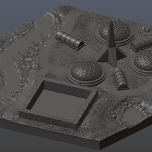 terraforming mars forest pathinders wetlands game 3d print model - Mito3D