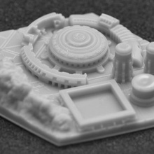 1 terraforming mars genel şehir oyun 3d print model - Mito3D
