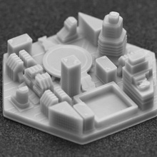 terraforming mars generic city 2 game 3d print model - Mito3D