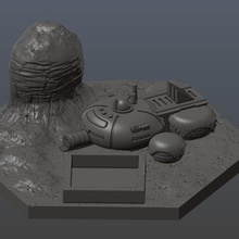 terraforming mars pathinders erken keşif oyun 3d print model - Mito3D