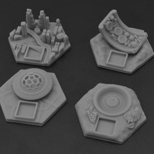 terraforming mars turmoil cultural metropolis game 3d print model - Mito3D