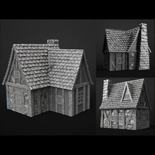 terrain fantasme de la maison jeu miniature dessus table plateau 3d print model - Mito3D