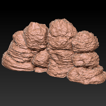 terreno scenario roccia 3 3d print model - Mito3D