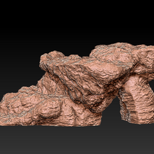 Terrain Landschaft Felsen 6 3d print model - Mito3D