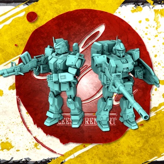 terran battlesuits armor battle game mobile robot war gundam suit multipart presupported 2pi 3d print model - Mito3D