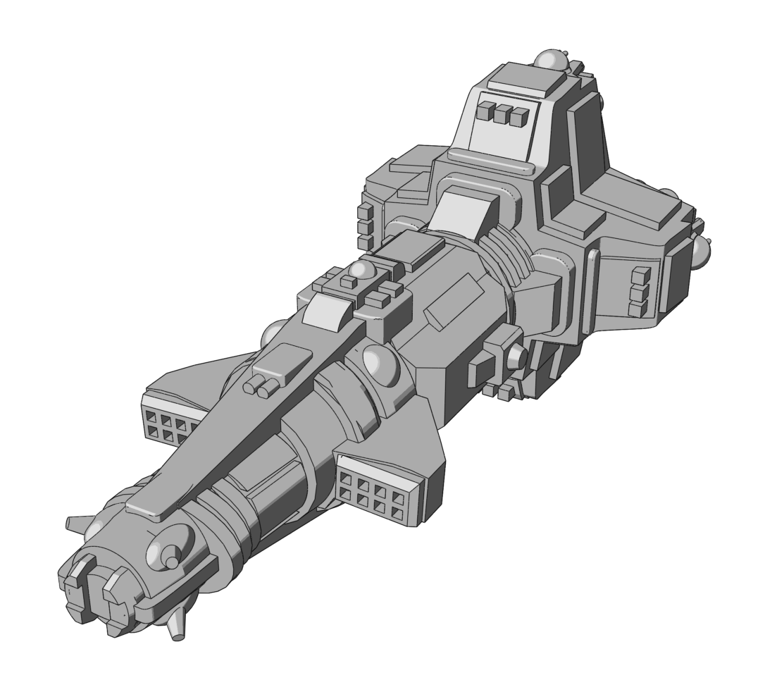 terran union sverige heavy cruiser Game terran union boltian kuissian starmada full thrust  3D print model - Mito3D