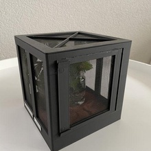 terrarium 20x20cm 3d print model - Mito3D
