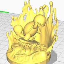 terrarium Schiggy Spiel surfen nintendo Dekoration pokeball pokemon 3d print model - Mito3D