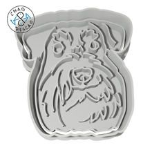 terrier - dog cookie cutter fondant polymer clay gadget dogs sausage dachshund schnauzer pastry baking play-doh 3d print model - Mito3D