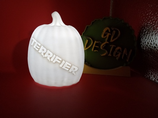 korkunç sanat palyaço cadılar bayramı kabak ışıklar tealight okuma ışık parti gece lambası ofis çocuklar oda dekor adam mağara 3d print model - Mito3D