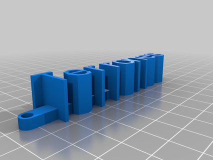 terrones llavero personalizado organización 3d print model - Mito3D