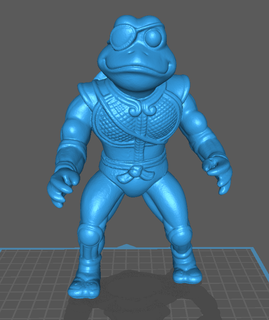 terror toad terrortoad frog tmnt vintagetoy 3d print model - Mito3D