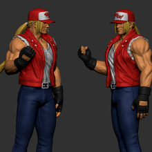 terry bogard fatal fury statue collectible hot toys 3d print model - Mito3D