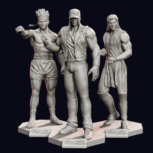 terry Joe Andy fatal furia equipo estatua coleccionable caliente juguetes 3d print model - Mito3D