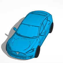 tesla voiture 3d print model - Mito3D