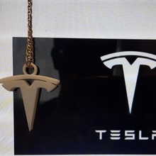 tesla collar jewelry necklace 3d print model - Mito3D