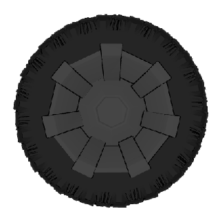 tesla cybertruck wheels wheel car detail high poly rim tire race tread accessories 3d print model - Mito3D