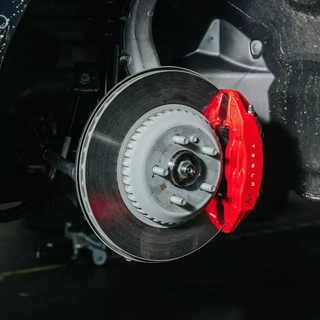 tesla disc brake clock hour car 3d print model - Mito3D