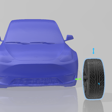 Tesla modelo 2021 3d stl corpo preencher 3d print model - Mito3D