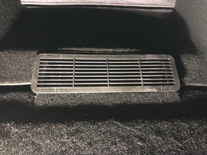 Tesla modelo 2023 air conditioning grade ventilação ar condicionamento rede 3d print model - Mito3D