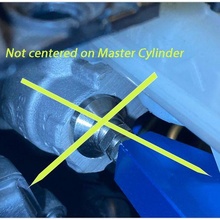 tesla model 3 brace swivel mount alignment adapter gadget master cylinder 3d print model - Mito3D