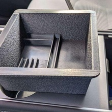 tesla modèle 3 arrière cubby boîte récipient espace rangement automobile 3d print model - Mito3D