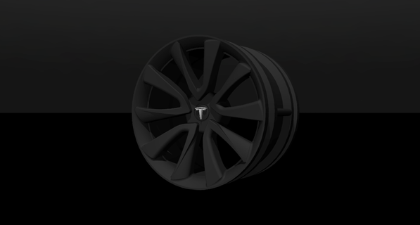 Tesla model ri 3d modelleme stl Sanat jant 3d print model - Mito3D