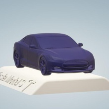tesla model s modello 3d auto personalizzate stampa file stl vari Progettazione stampanti car Modello display stand la 3d print model - Mito3D