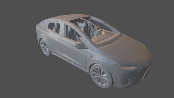 Tesla model tasarım 2016 sedan model3 yeni elektrik oyuncak 3d yazdırılabilir gerçekçi 3d print model - Mito3D