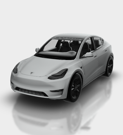 tesla model y 2021 ev otomobil araba araç ralli yarış spor dalları derbi süper gt 3d print model - Mito3D