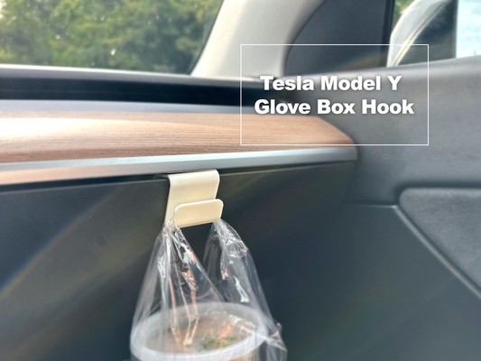 tesla modelo guante caja gancho manos guantera vehículo coche vehiculo colgar organizador sencillo paraguas sombreros compras pantalones comida artículos 3d print model - Mito3D