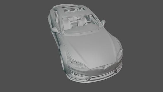 Tesla prévio Projeto 2016 sedan model3 x elétrico brinquedo 3d imprimível realista modelo 3d print model - Mito3D