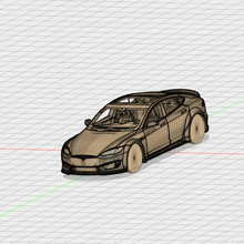 tesla previo juego automóvil auto 2022 3d print model - Mito3D