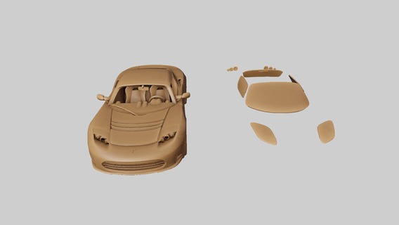 tesla roadster 2010 Various 2009 2011 2012 2013 electric electrical sport racer cabrio fast car fbx 3d print model - Mito3D